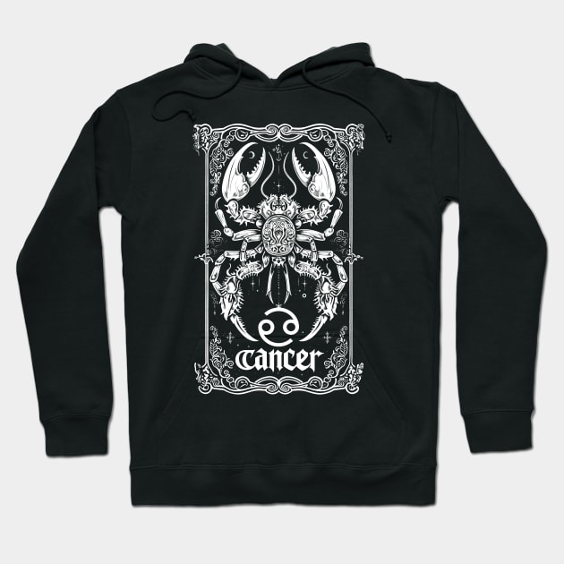 Cancer Astrology Zodiac tee Astrological Cosmic Crab T Hoodie by Esoteric Origins